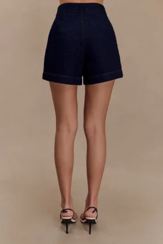 Abel Denim Shorts – Indigo Blue