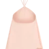 Adelaide Draped Satin Halter Top – Peach Adelaide Draped Satin Halter Top – Peach