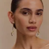 Adelaide Pearl Drop Earrings – Gold