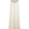Adriana Satin Gathered Maxi Dress – Buttercream Adriana Satin Gathered Maxi Dress – Buttercream