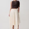 Adrienne One Shoulder Slinky Top – Chocolate Adrienne One Shoulder Slinky Top – Chocolate