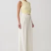 Adrienne One Shoulder Slinky Top – Lemon Adrienne One Shoulder Slinky Top – Lemon