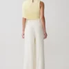 Adrienne One Shoulder Slinky Top – Lemon Adrienne One Shoulder Slinky Top – Lemon