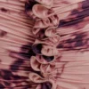 Alessandra Slinky Ruffle Maxi Dress – Pink Blurred Floral Print