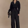 Campbell Cotton Wide Leg Pants – Black Campbell Cotton Wide Leg Pants – Black