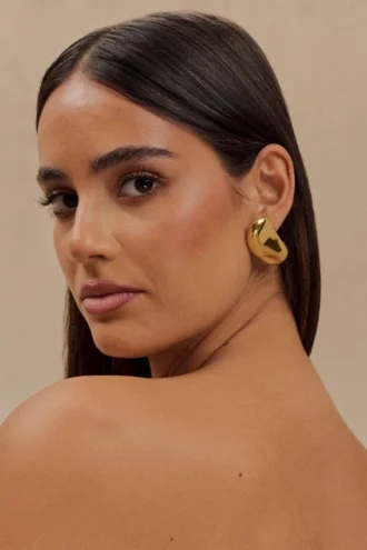 Alicia Horizontal Earrings – Gold