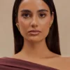 Alicia Horizontal Earrings – Gold