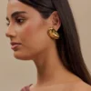 Alicia Horizontal Earrings – Gold