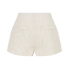 Alina Pintuck Cotton Shorts – Stripe Alina Pintuck Cotton Shorts – Stripe