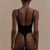 Alyssa Backless Shapewear Bodysuit – Black