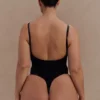 Alyssa Backless Shapewear Bodysuit – Black