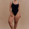 Alyssa Backless Shapewear Bodysuit – Black