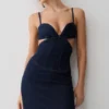 Amila Denim Cupped Maxi Dress – Indigo Blue Amila Denim Cupped Maxi Dress – Indigo Blue