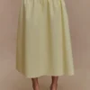 Amirah Midi Skirt – Lemon Amirah Midi Skirt – Lemon