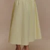 Amirah Midi Skirt – Lemon Amirah Midi Skirt – Lemon