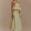 Amirah Midi Skirt – Lemon Amirah Midi Skirt – Lemon