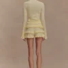 Amy Pointelle Knit Frill Bloomers – Lemon