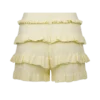Amy Pointelle Knit Frill Bloomers – Lemon
