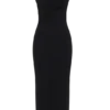 Anastasia One Shoulder Modal Midi Dress – Black Anastasia One Shoulder Modal Midi Dress – Black
