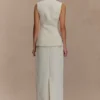 Angelie Suiting Vest Top – Ivory Angelie Suiting Vest Top – Ivory