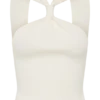 Angelika Twist Front Knit Top – Ivory Angelika Twist Front Knit Top – Ivory