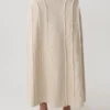 Annie Linen Frayed Midi Skirt – Natural Annie Linen Frayed Midi Skirt – Natural