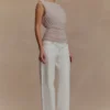 Anthony Short Sleeve Top – Taupe