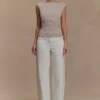 Anthony Short Sleeve Top – Taupe