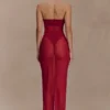 Aoife Strapless Mesh Bodysuit – Raspberry Aoife Strapless Mesh Bodysuit – Raspberry