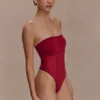 Aoife Strapless Mesh Bodysuit – Raspberry Aoife Strapless Mesh Bodysuit – Raspberry