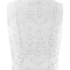 Arla Sleeveless Broderie Top – White
