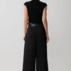Arlo Wide Leg Suiting Trouser – Black Arlo Wide Leg Suiting Trouser – Black