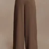 Arlo Wide Leg Suiting Trouser – Cacao Brown Arlo Wide Leg Suiting Trouser – Cacao Brown
