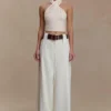 Arlo Wide Leg Suiting Trouser – Ivory Arlo Wide Leg Suiting Trouser – Ivory