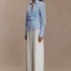 Arlo Wide Leg Suiting Trouser – Ivory Arlo Wide Leg Suiting Trouser – Ivory