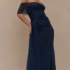 Arna Mesh Maxi Skirt – Midnight Blue Arna Mesh Maxi Skirt – Midnight Blue