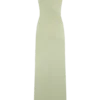 Ashford Asymmetrical Slinky Maxi Dress – Sage