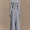 Aspen Gathered Wide Leg Jogger – Light Grey Marle Aspen Gathered Wide Leg Jogger – Light Grey Marle