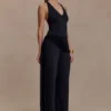 Aspyn Slinky Gathered Wide Leg Pants – Black Aspyn Slinky Gathered Wide Leg Pants – Black