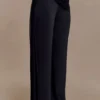 Aspyn Slinky Gathered Wide Leg Pants – Black Aspyn Slinky Gathered Wide Leg Pants – Black