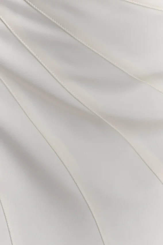 Atenea Satin Mini Dress – White Atenea Satin Mini Dress – White