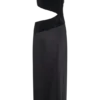 Athena One Shoulder Diamante Maxi Dress – Black Athena One Shoulder Diamante Maxi Dress – Black