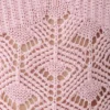 Atlantis Crochet Knit Top – Baby Pink Atlantis Crochet Knit Top – Baby Pink