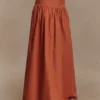 Autumn Maxi Skirt – Burnt Orange Autumn Maxi Skirt – Burnt Orange