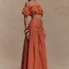 Autumn Maxi Skirt – Burnt Orange Autumn Maxi Skirt – Burnt Orange
