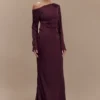 Avery Long Sleeve Maxi Dress – Plum Avery Long Sleeve Maxi Dress – Plum