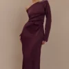Avery Long Sleeve Maxi Dress – Plum Avery Long Sleeve Maxi Dress – Plum