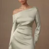 Avery Long Sleeve Maxi Dress – Sage