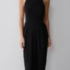 Bahari Low Back Halter Maxi Dress – Black Bahari Low Back Halter Maxi Dress – Black
