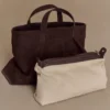 Baylor Faux Suede Bag – Chocolate Baylor Faux Suede Bag – Chocolate
